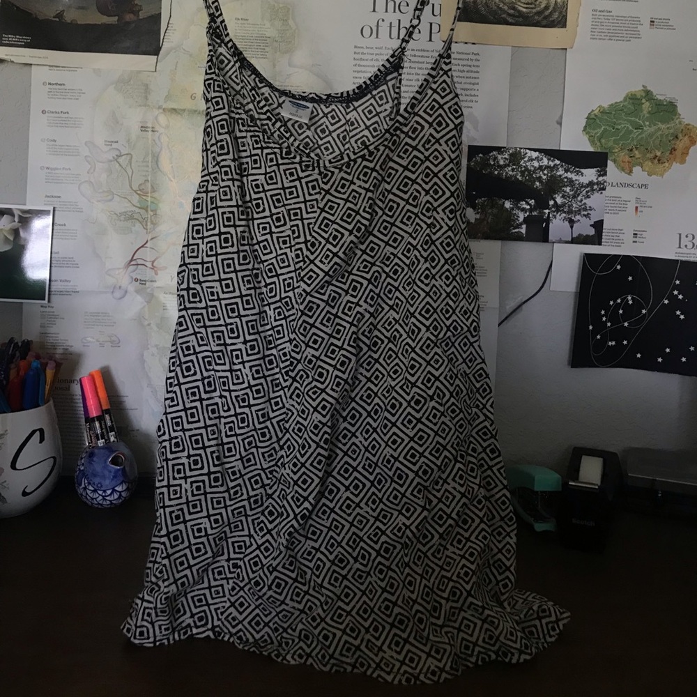 boho patterned tank top